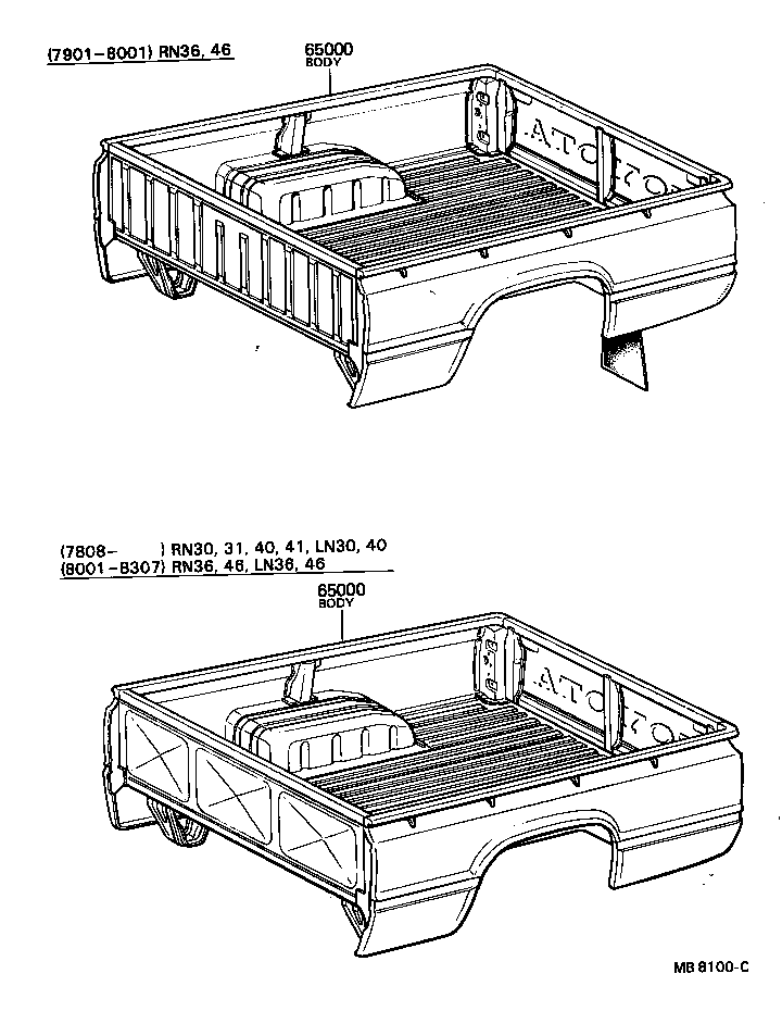  HILUX |  REAR BODY ASSEMBLY