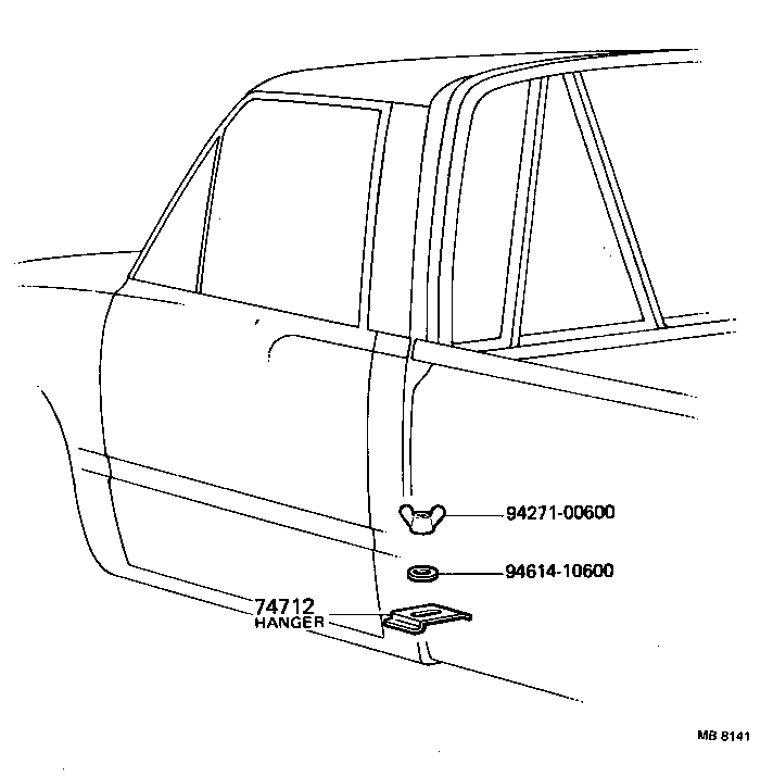  HILUX |  TOOL BOX LICENSE PLATE BRACKET