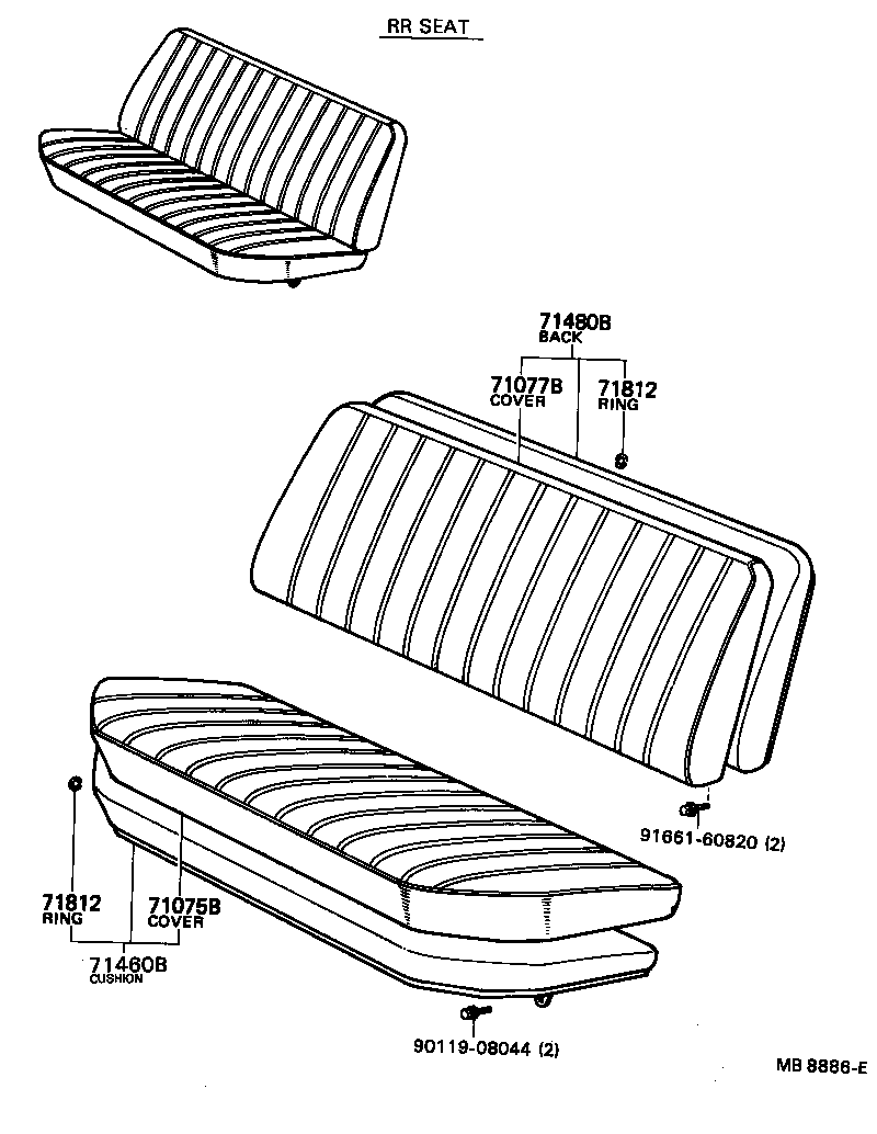  HILUX |  SEAT SEAT TRACK