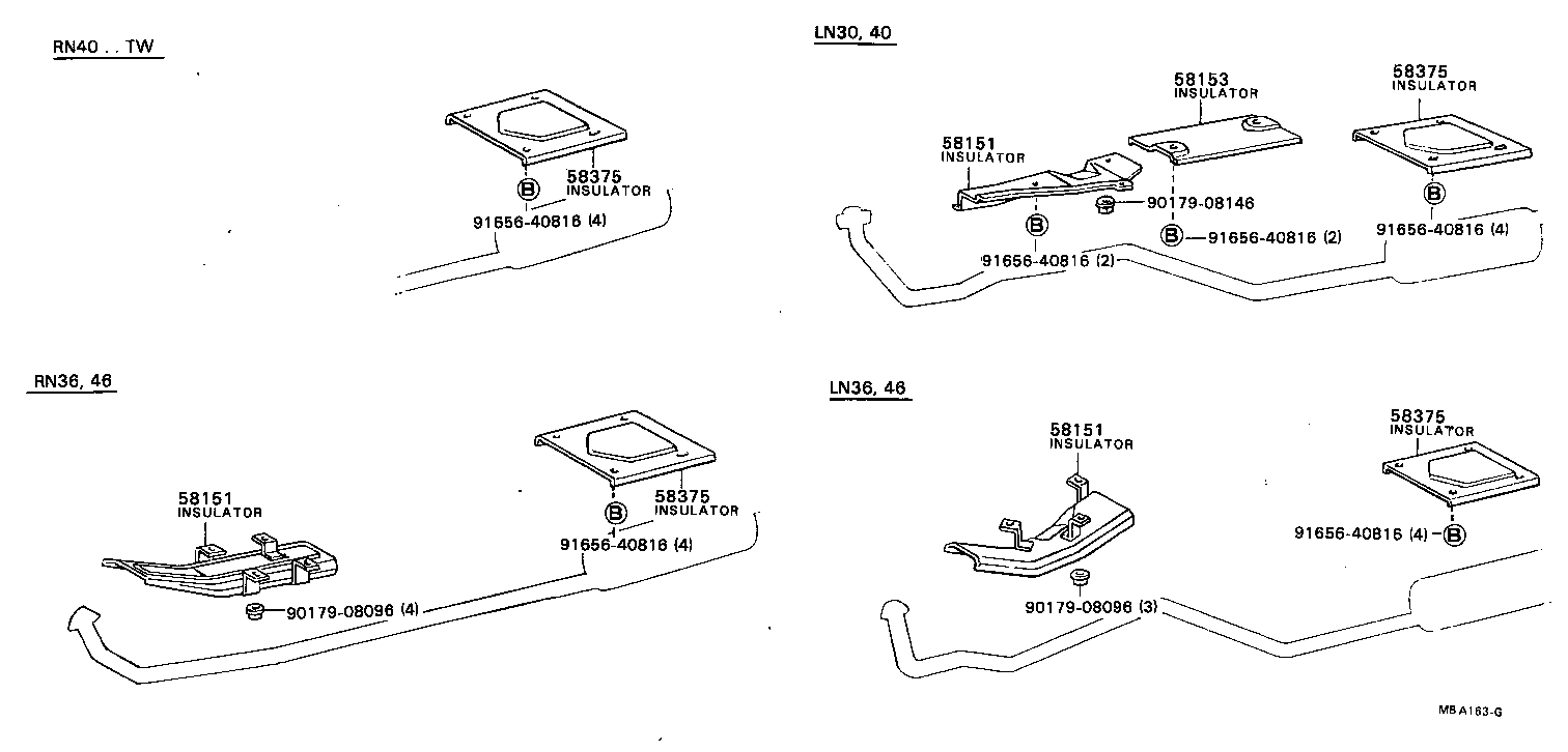  HILUX |  FLOOR INSULATOR