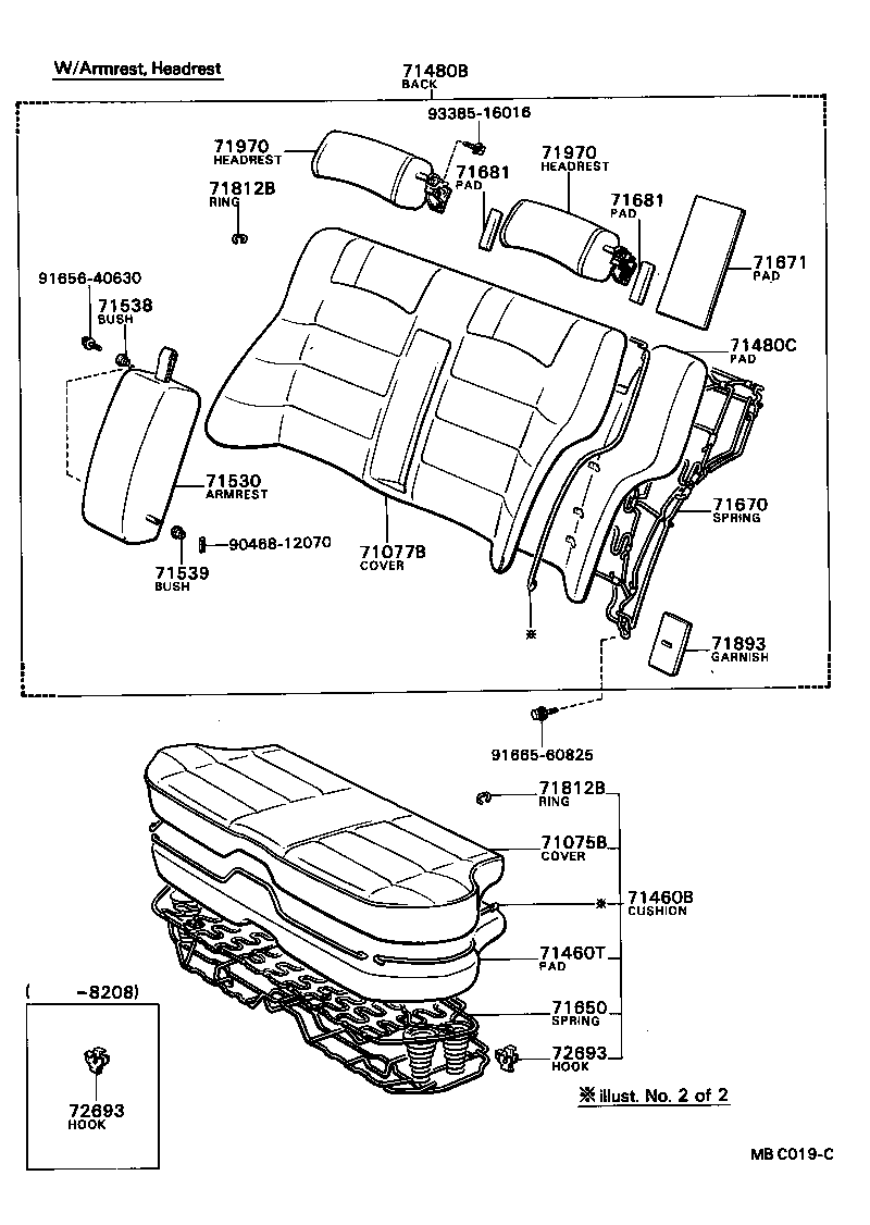  CRESSIDA |  REAR SEAT SEAT TRACK