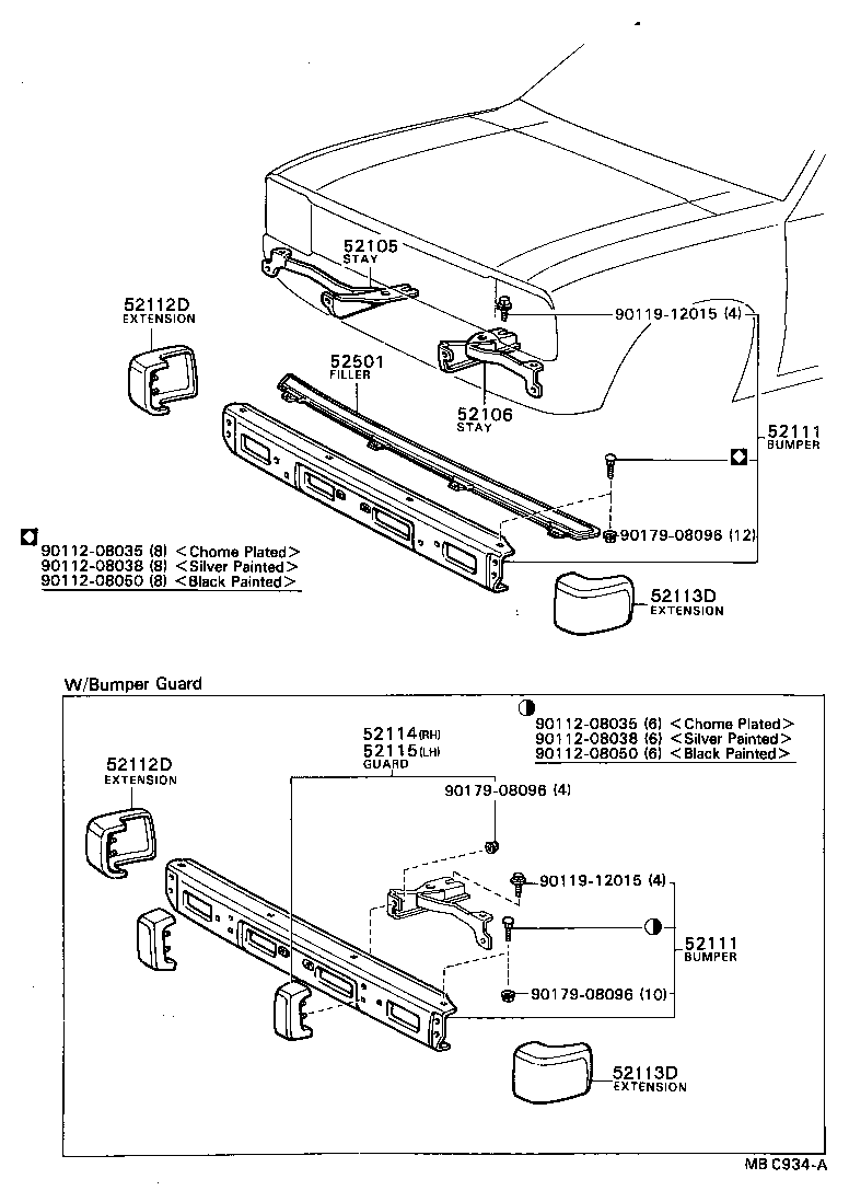  HILUX |  FRONT BUMPER BUMPER STAY