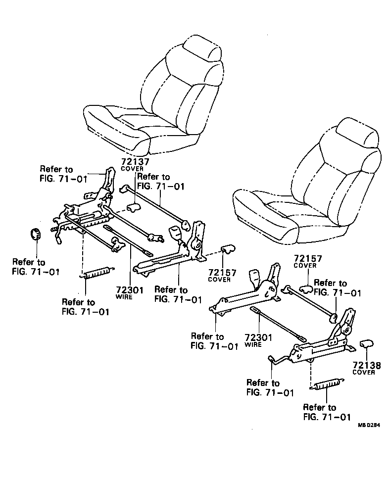  CAMRY VISTA |  SEAT TRUCK