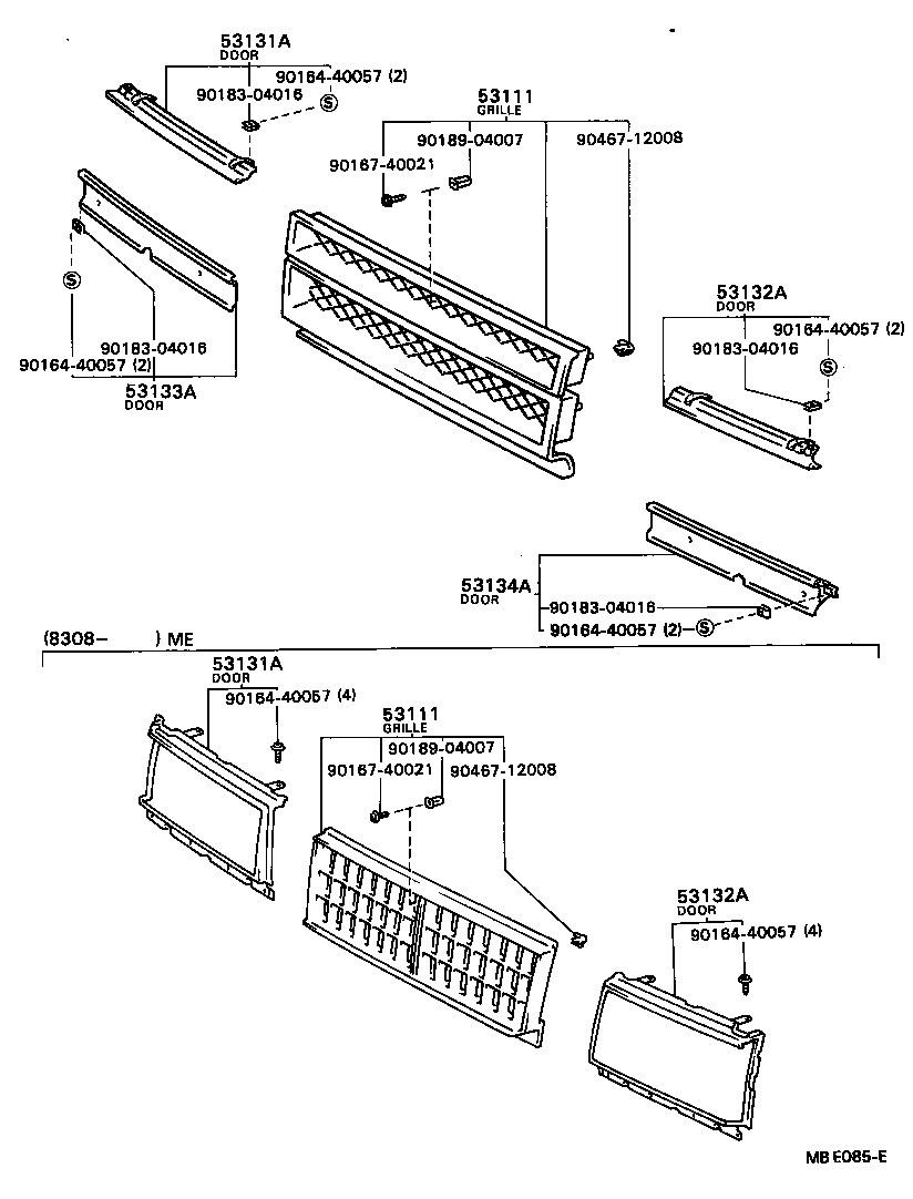  CRESSIDA |  RADIATOR GRILLE