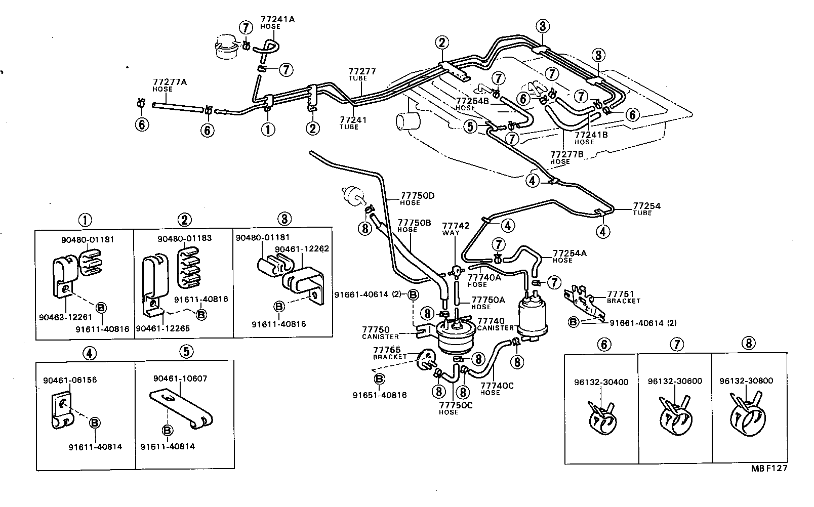  MODEL F |  FUEL TANK TUBE