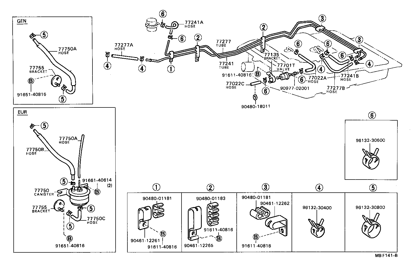  MODEL F |  FUEL TANK TUBE