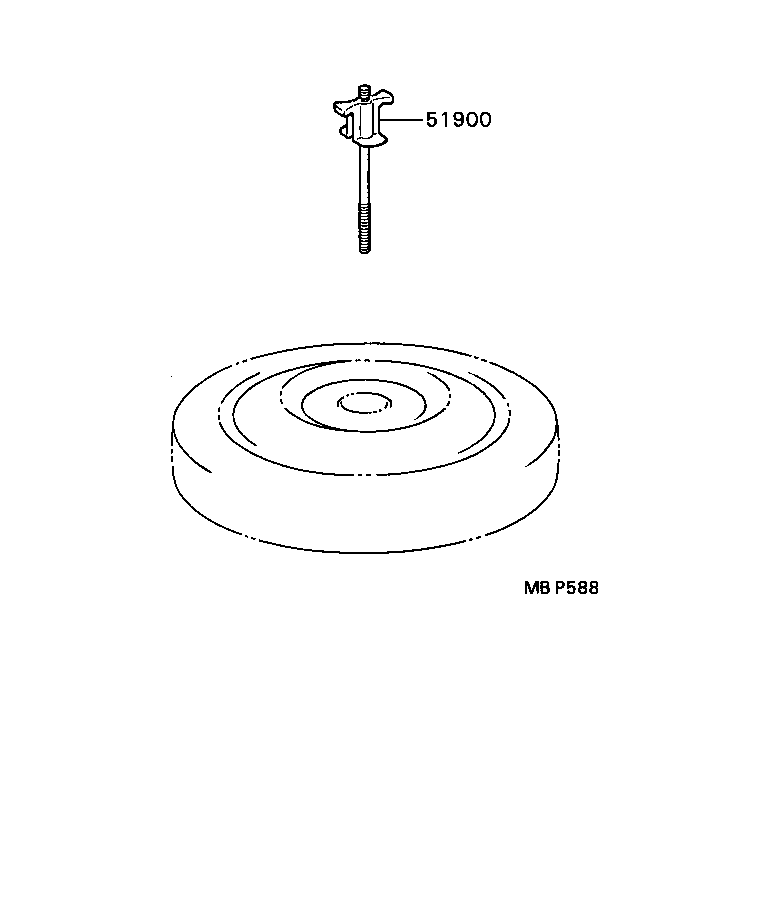  CAMRY |  SPARE WHEEL CARRIER