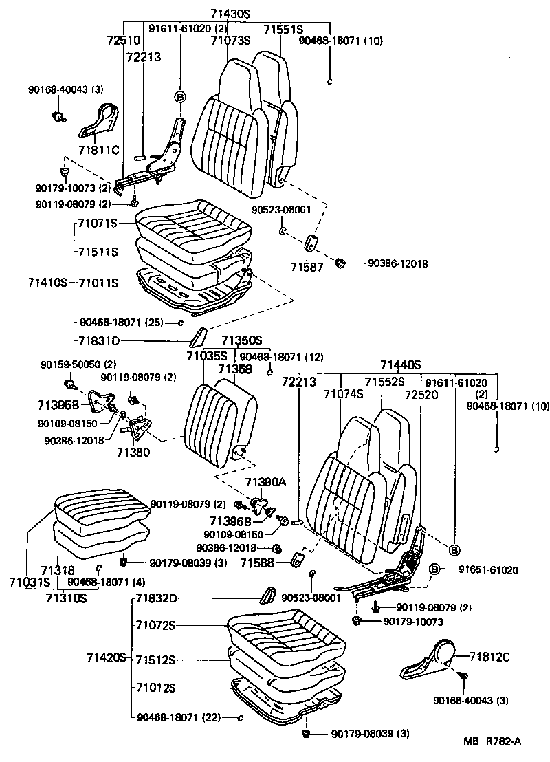  LITEACE |  SEAT SEAT TRACK