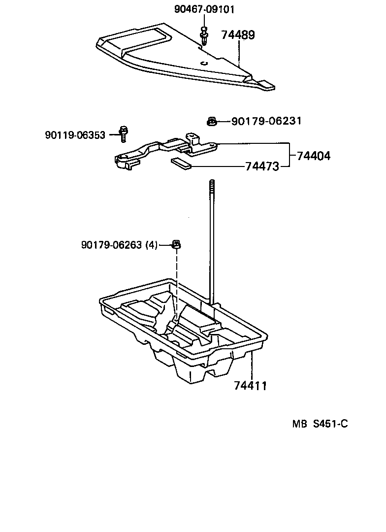  LS400 |  BATTERY CARRIER