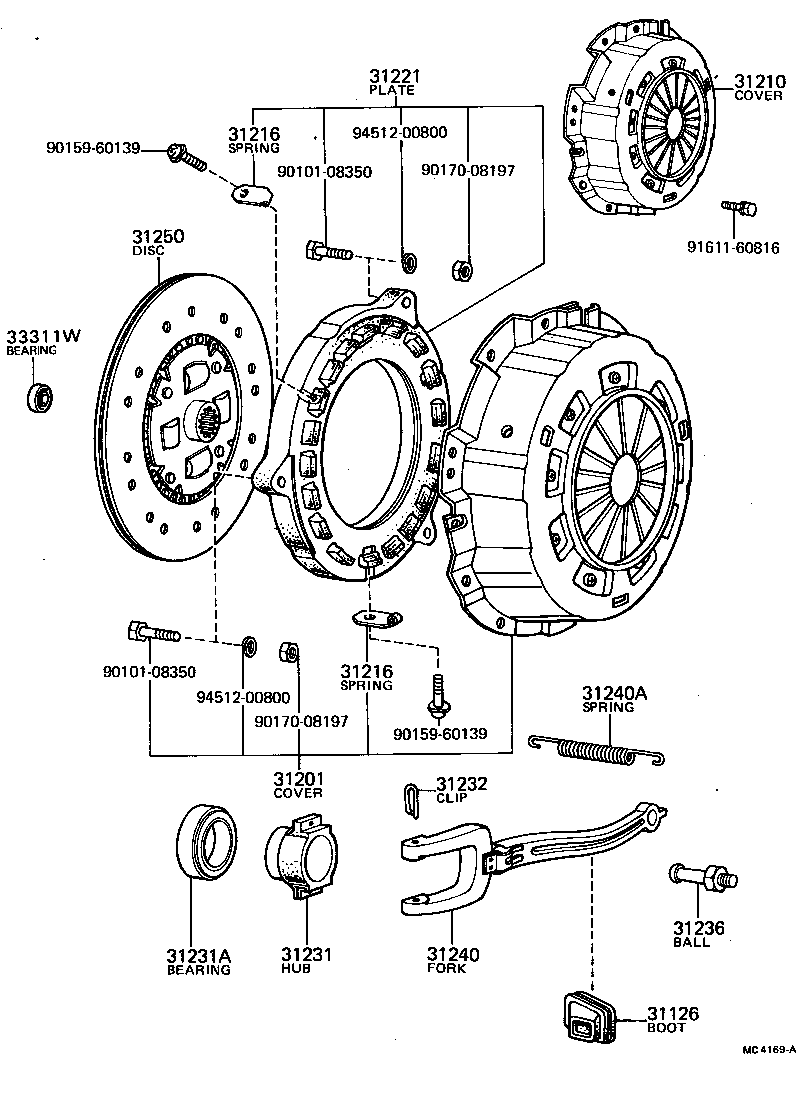  HIACE |  CLUTCH RELEASE FORK