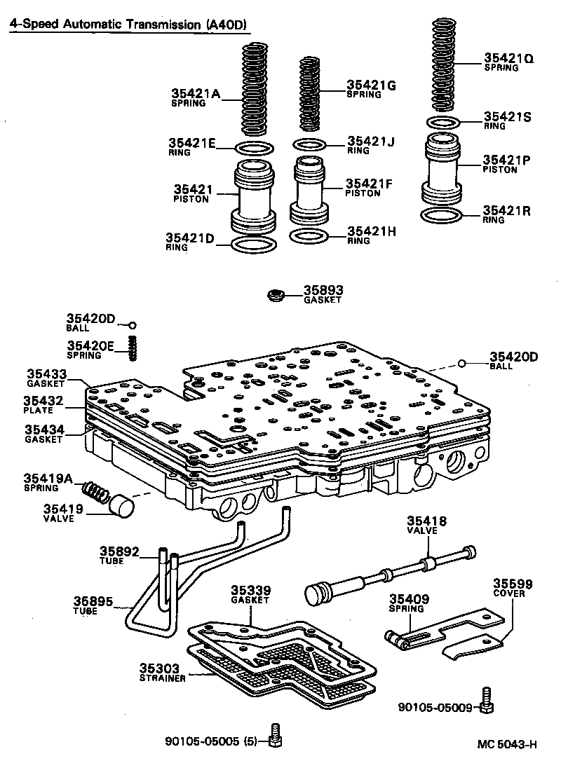  CRESSIDA |  VALVE BODY OIL STRAINER ATM