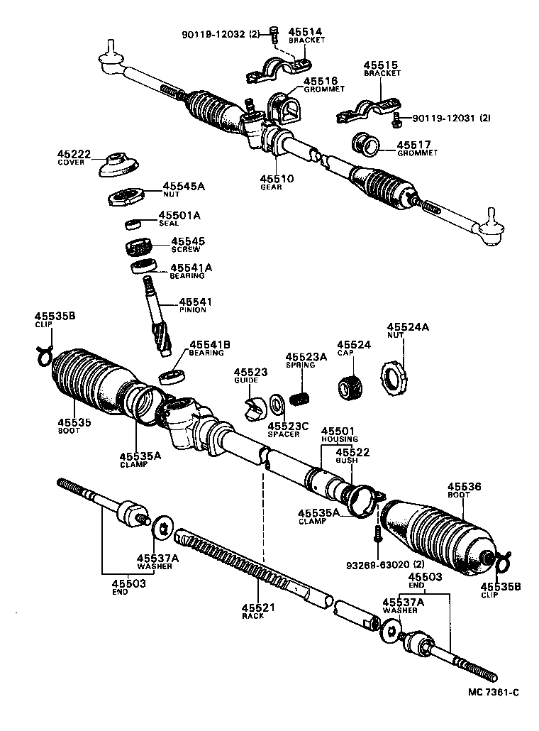  CRESSIDA |  STEERING COLUMN SHAFT