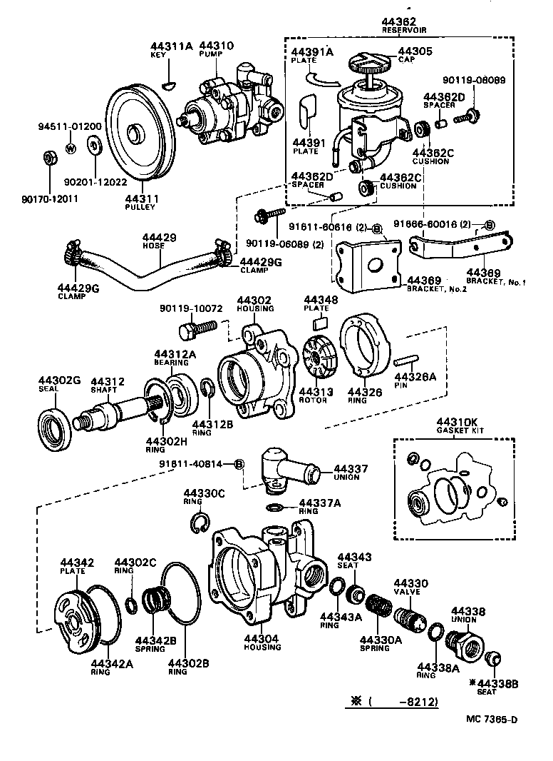  CRESSIDA |  VANE PUMP RESERVOIR POWER STEERING