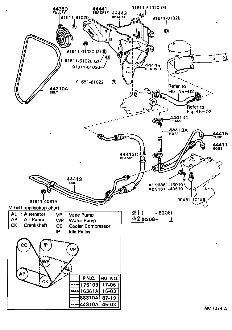  CRESSIDA |  POWER STEERING TUBE