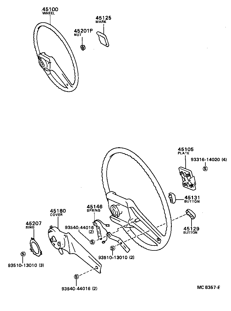  CAMRY VISTA |  STEERING WHEEL