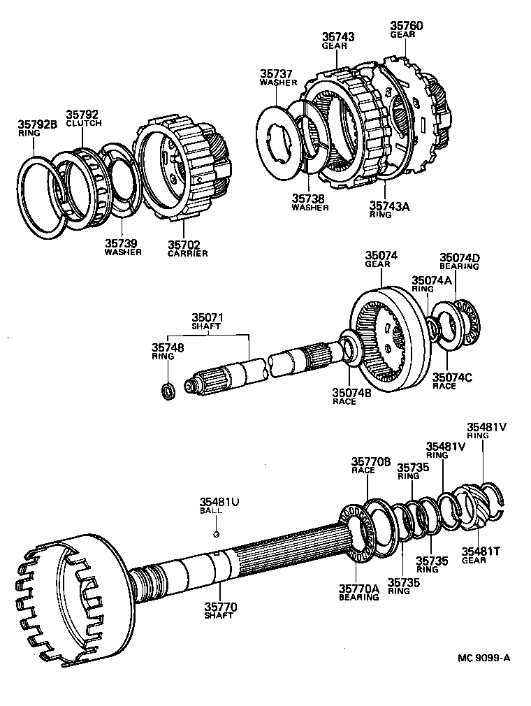  MODEL F |  PLANETARY GEAR REVERSE PISTON COUNTER GEAR ATM