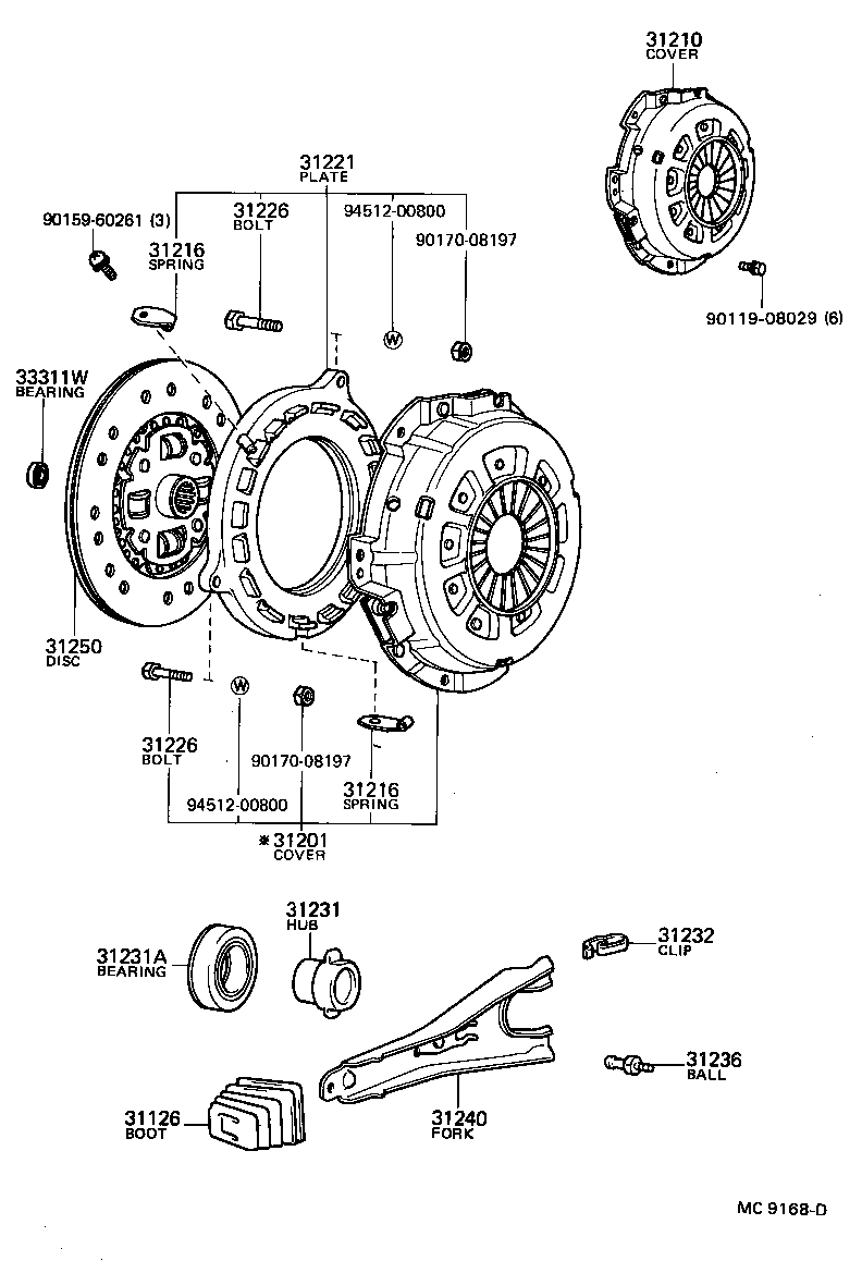  MODEL F |  CLUTCH RELEASE FORK