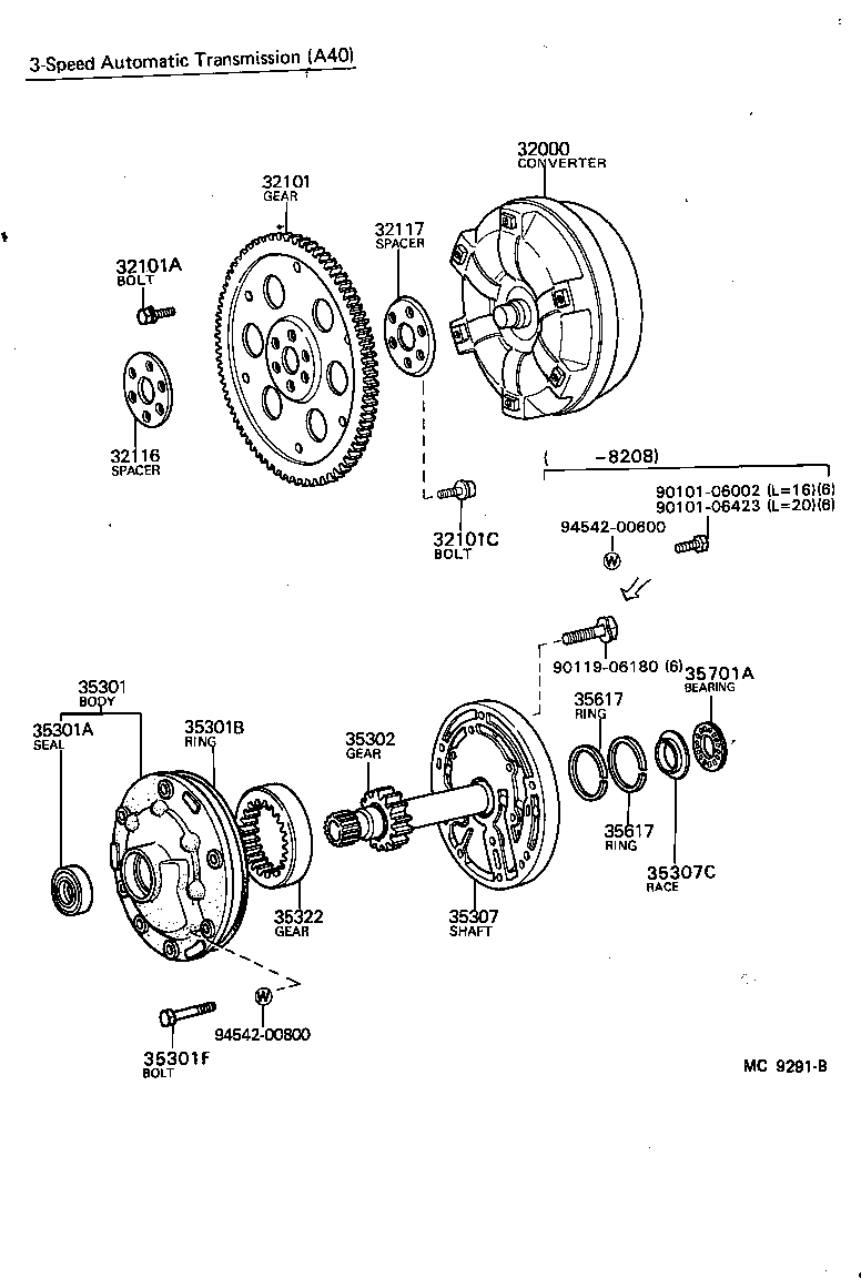  CRESSIDA |  TORQUE CONVERTER FRONT OIL PUMP CHAIN ATM