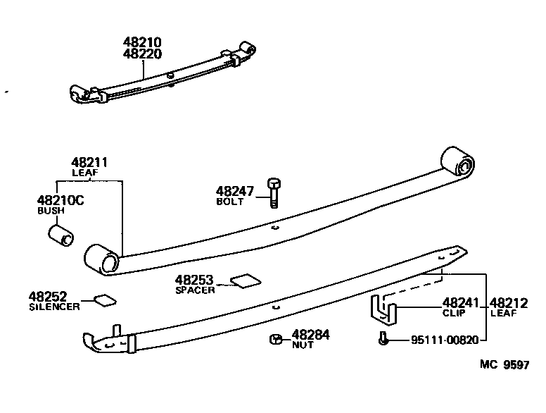  HIACE VAN COMUTER |  REAR SPRING SHOCK ABSORBER