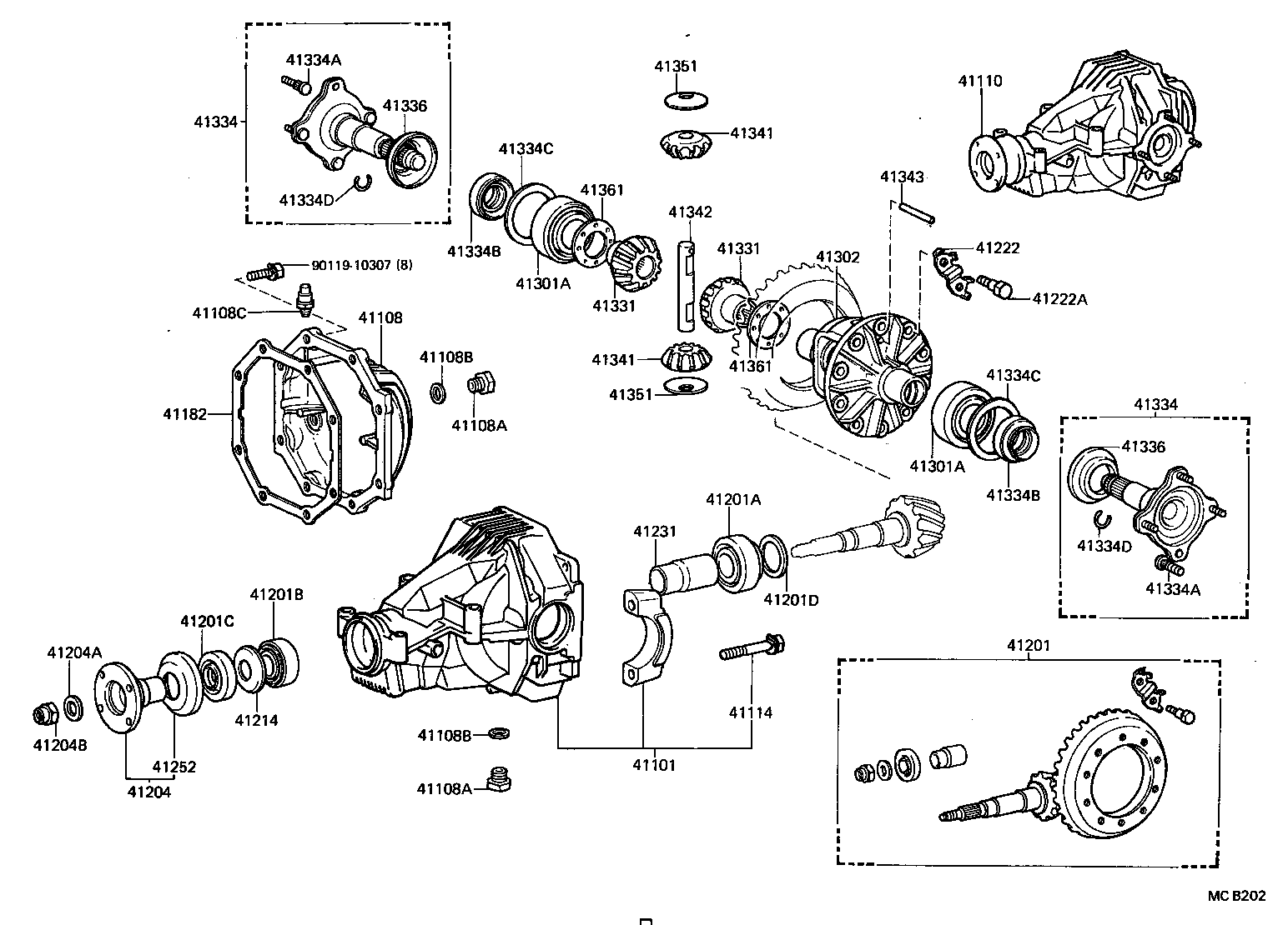  CRESSIDA |  REAR AXLE HOUSING DIFFERENTIAL