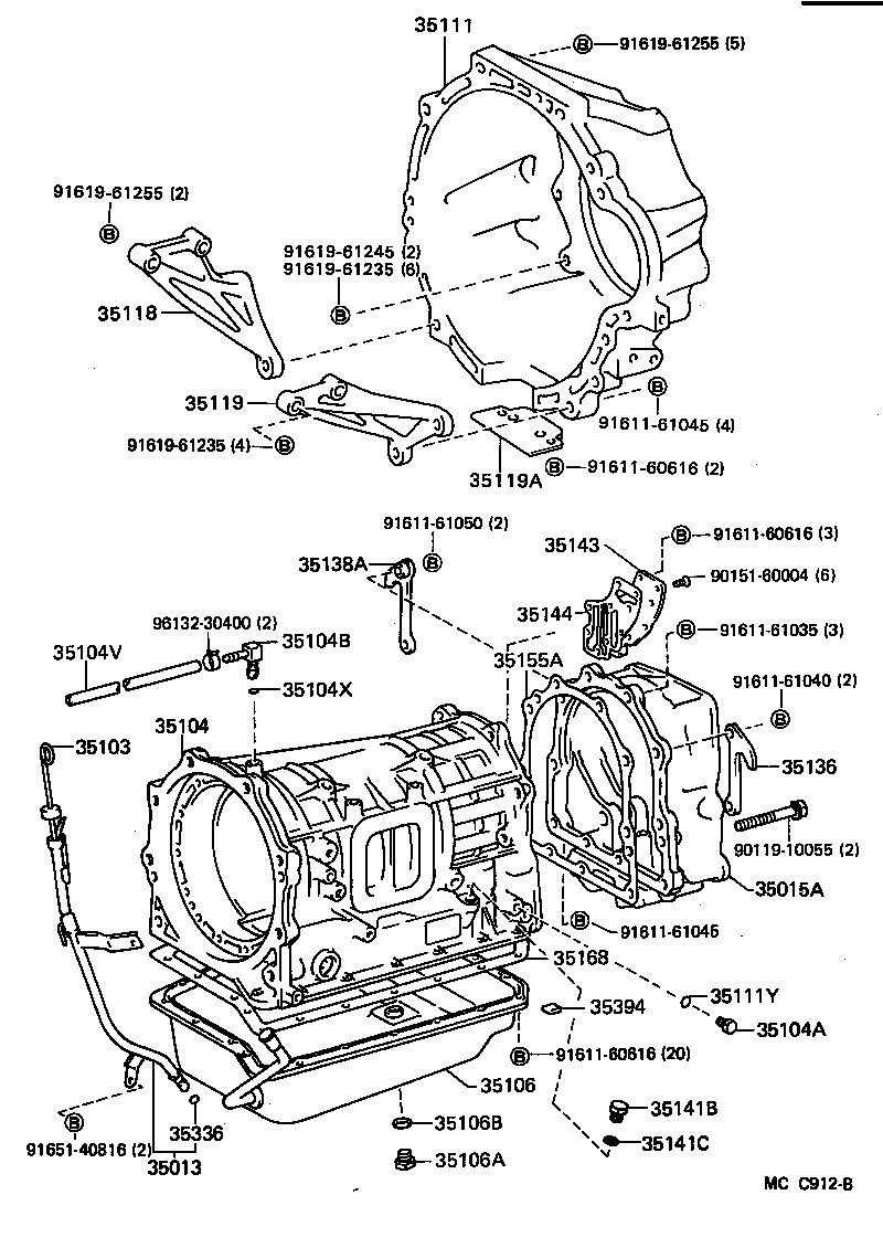  LAND CRUISER 70 |  TRANSMISSION CASE OIL PAN ATM