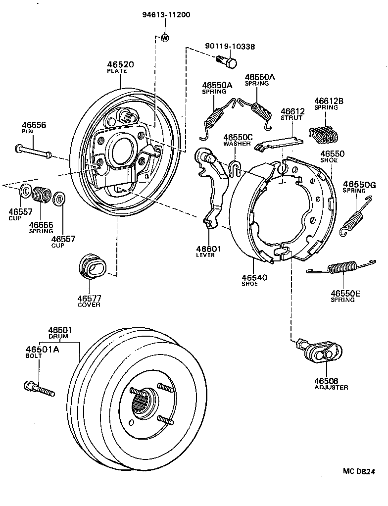  STOUT |  PARKING BRAKE CABLE