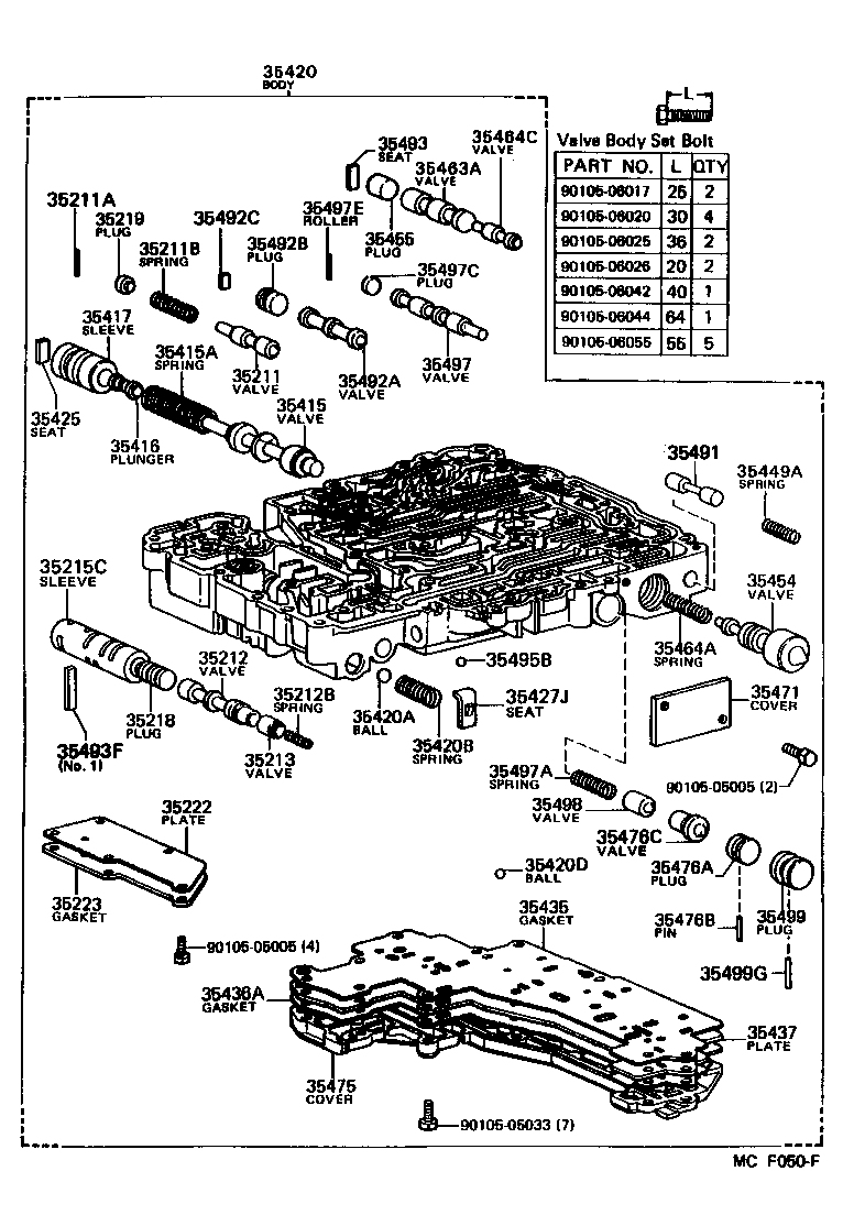  CROWN |  VALVE BODY OIL STRAINER ATM