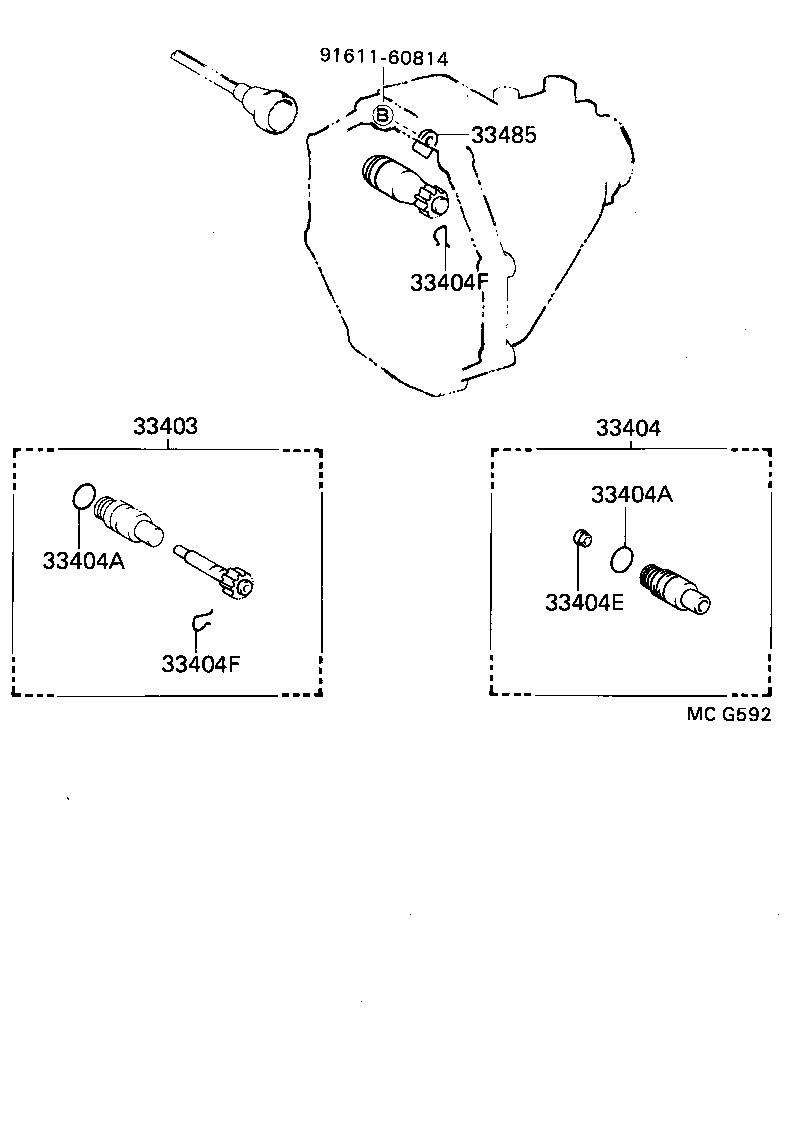  MODEL F |  SPEEDOMETER DRIVEN GEAR MTM