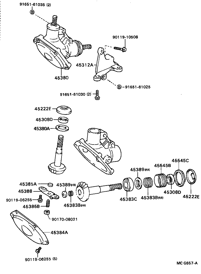  MODEL F |  STEERING COLUMN SHAFT