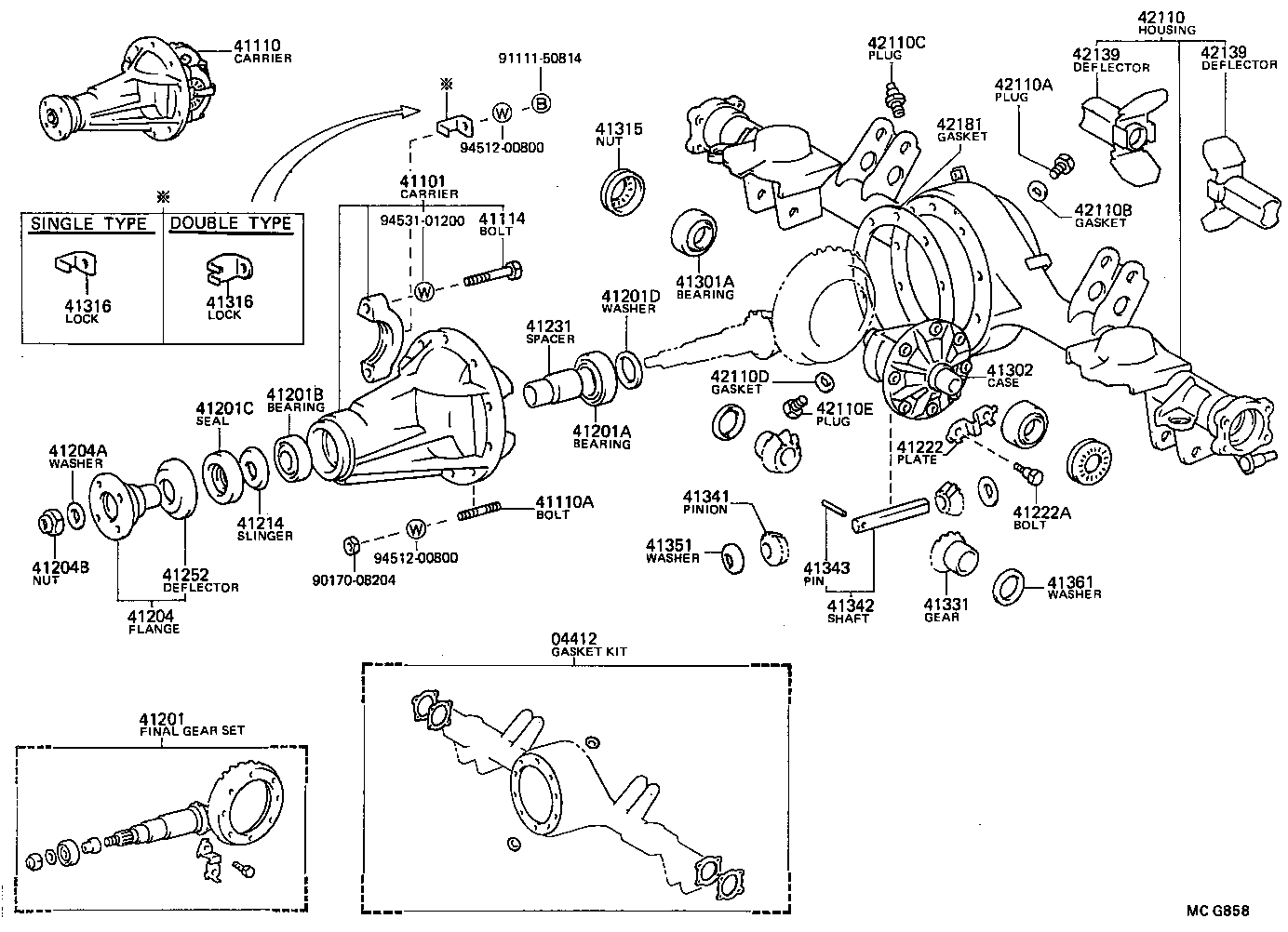 MODEL F |  REAR AXLE HOUSING DIFFERENTIAL