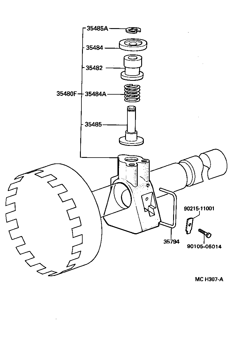  LITEACE |  REAR OIL PUMP GOVERNOR ATM