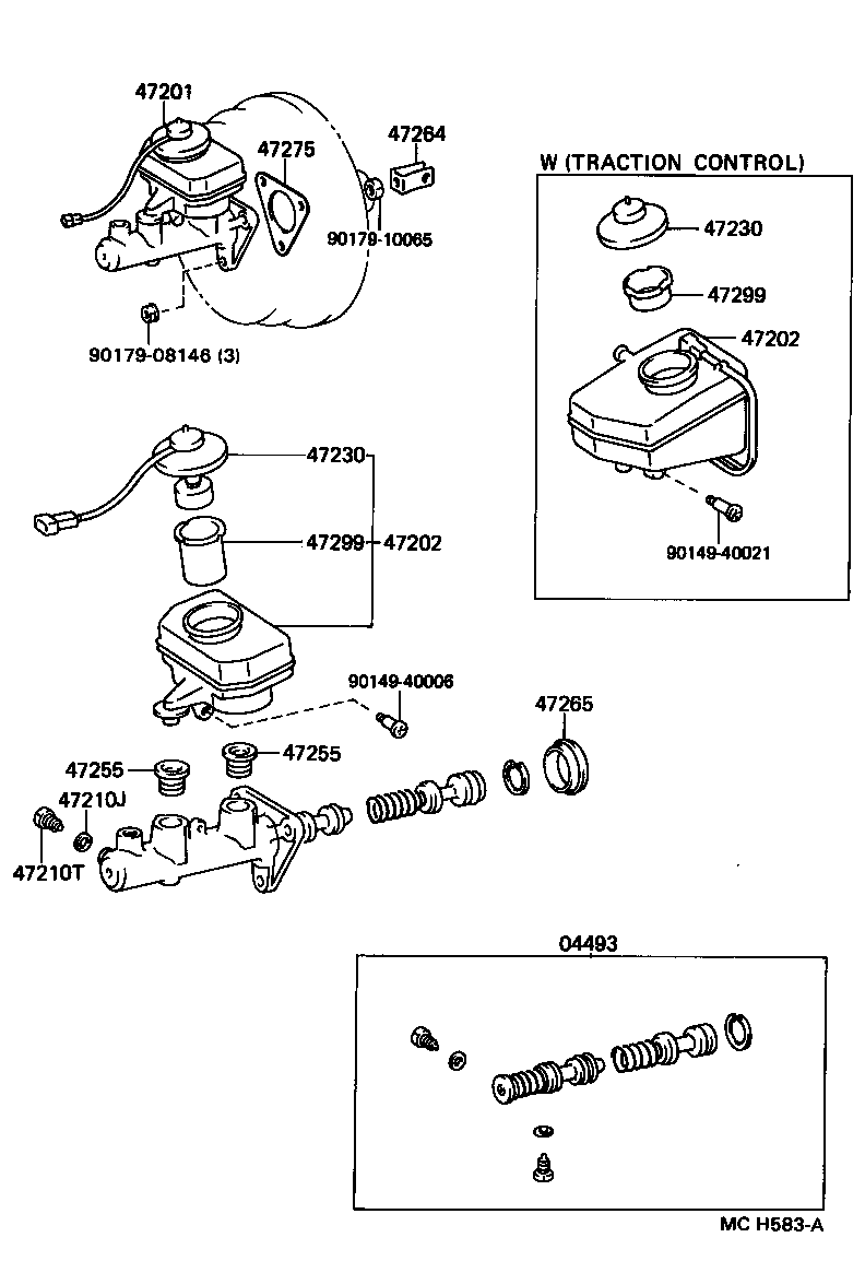  LS400 |  BRAKE MASTER CYLINDER