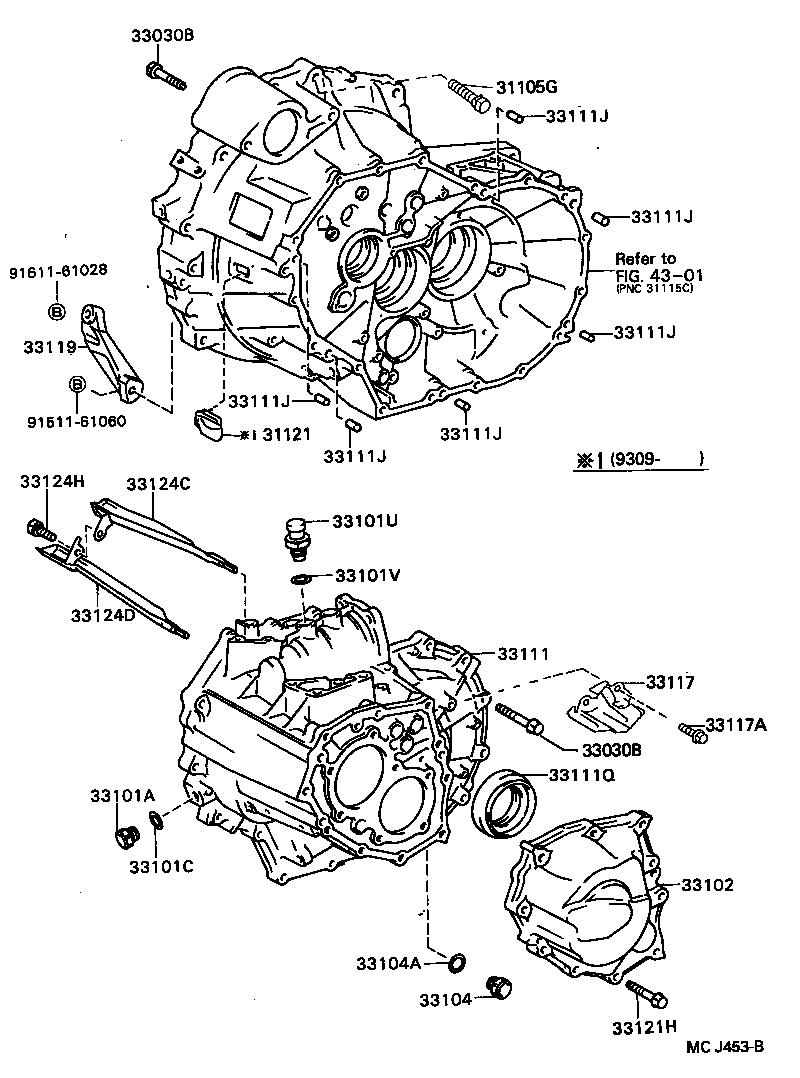  CELICA |  CLUTCH HOUSING TRANSMISSION CASE MTM