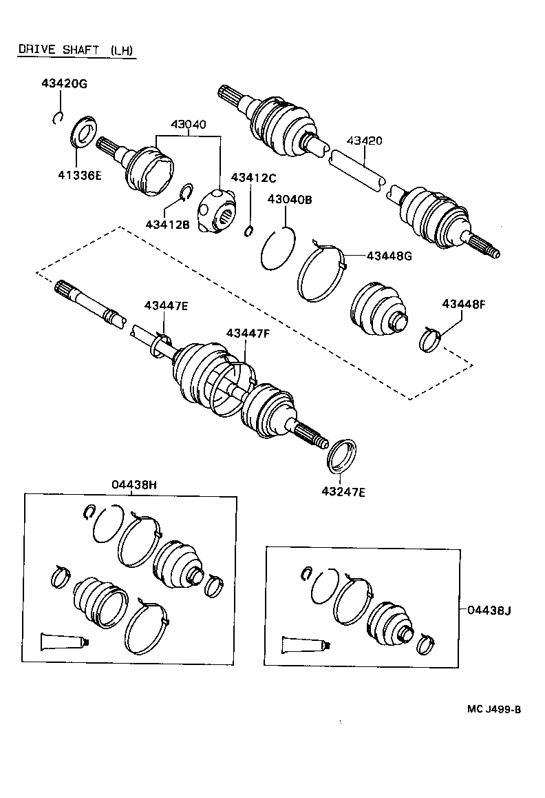  CELICA |  FRONT DRIVE SHAFT