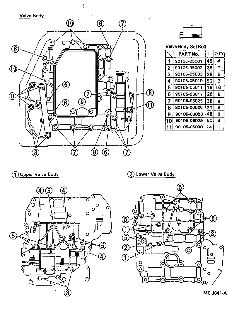  STARLET |  VALVE BODY OIL STRAINER ATM