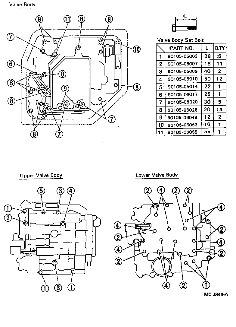  STARLET |  VALVE BODY OIL STRAINER ATM