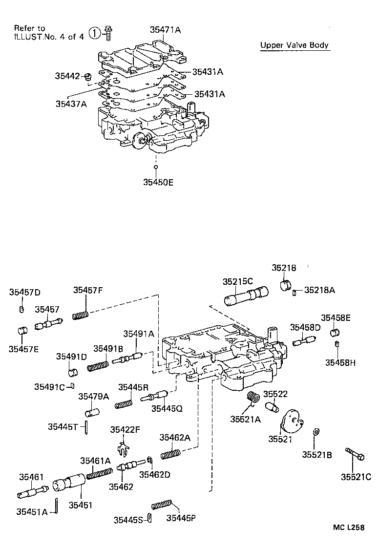  TERCEL |  VALVE BODY OIL STRAINER ATM