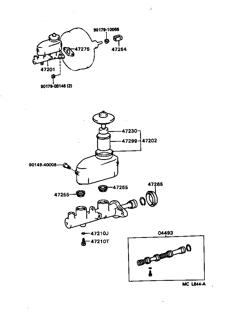  ES300 |  BRAKE MASTER CYLINDER