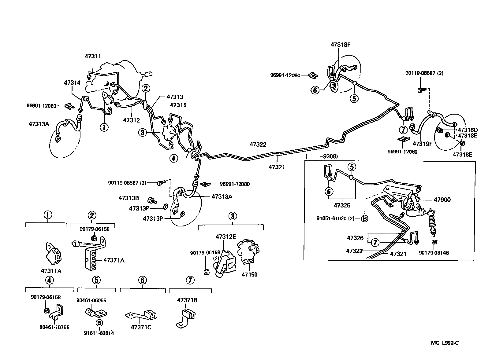  ES300 |  BRAKE TUBE CLAMP