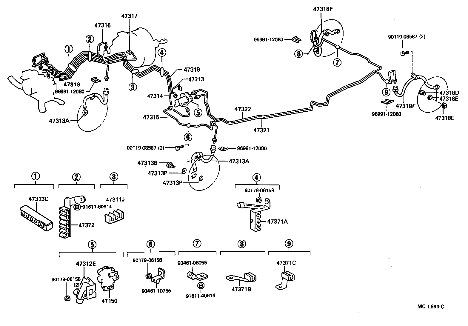  ES300 |  BRAKE TUBE CLAMP