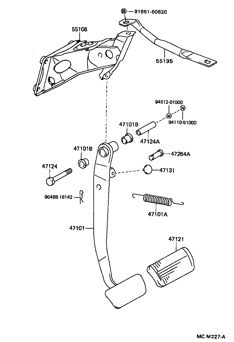  GS300 |  BRAKE PEDAL BRACKET