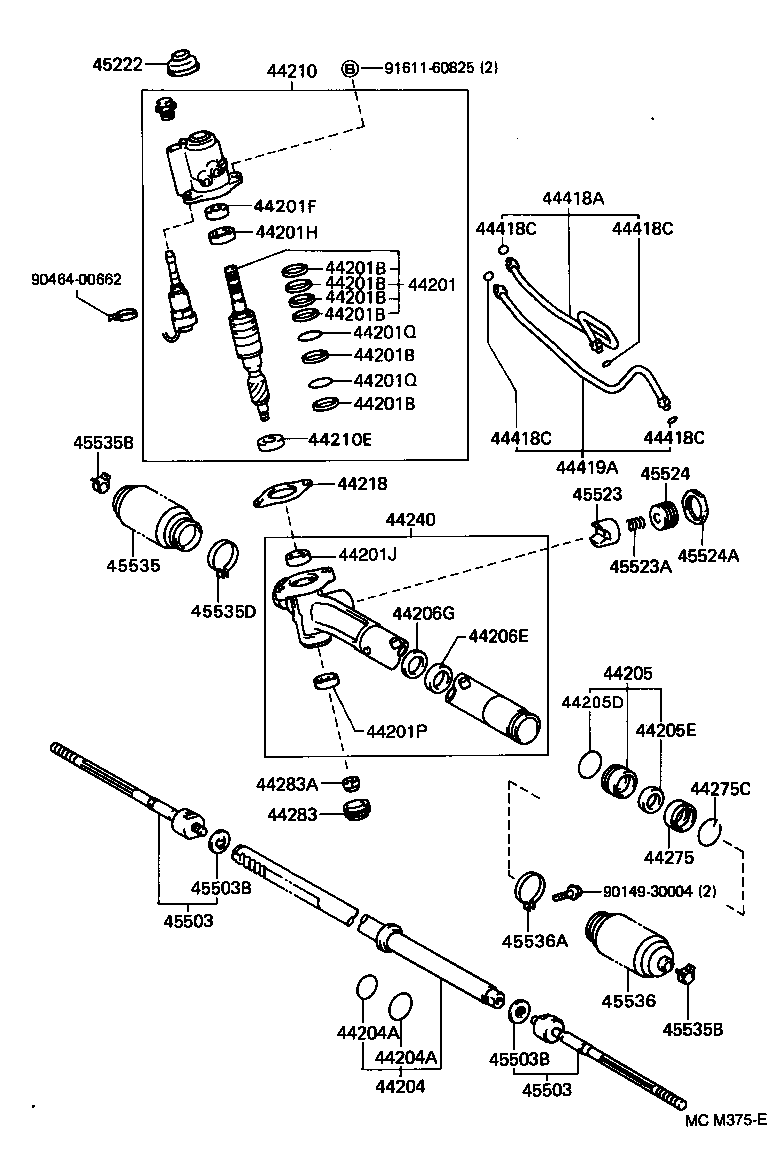  ES300 |  FRONT STEERING GEAR LINK