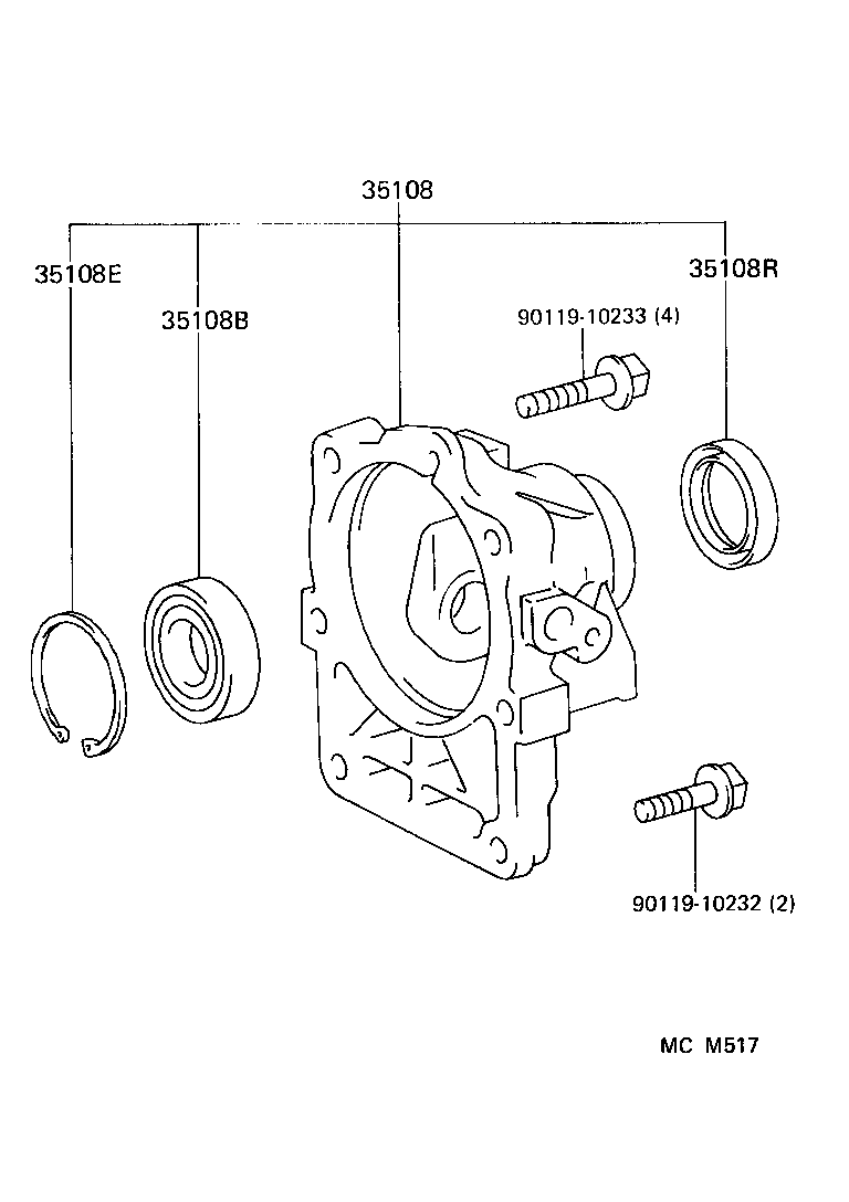  GS300 |  EXTENSION HOUSING ATM