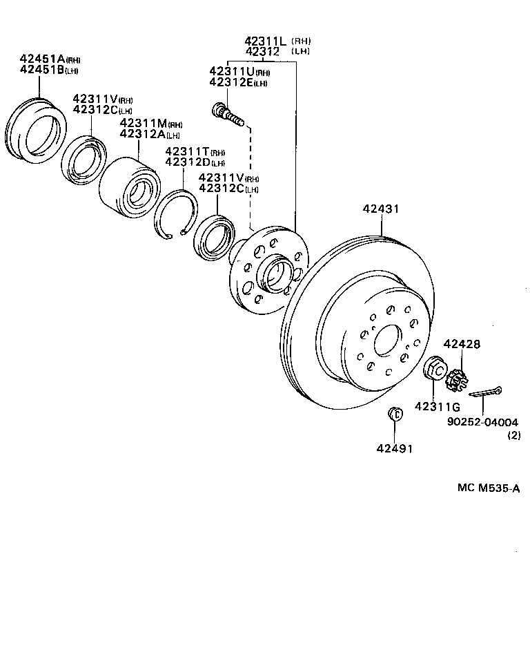  GS300 |  REAR AXLE SHAFT HUB