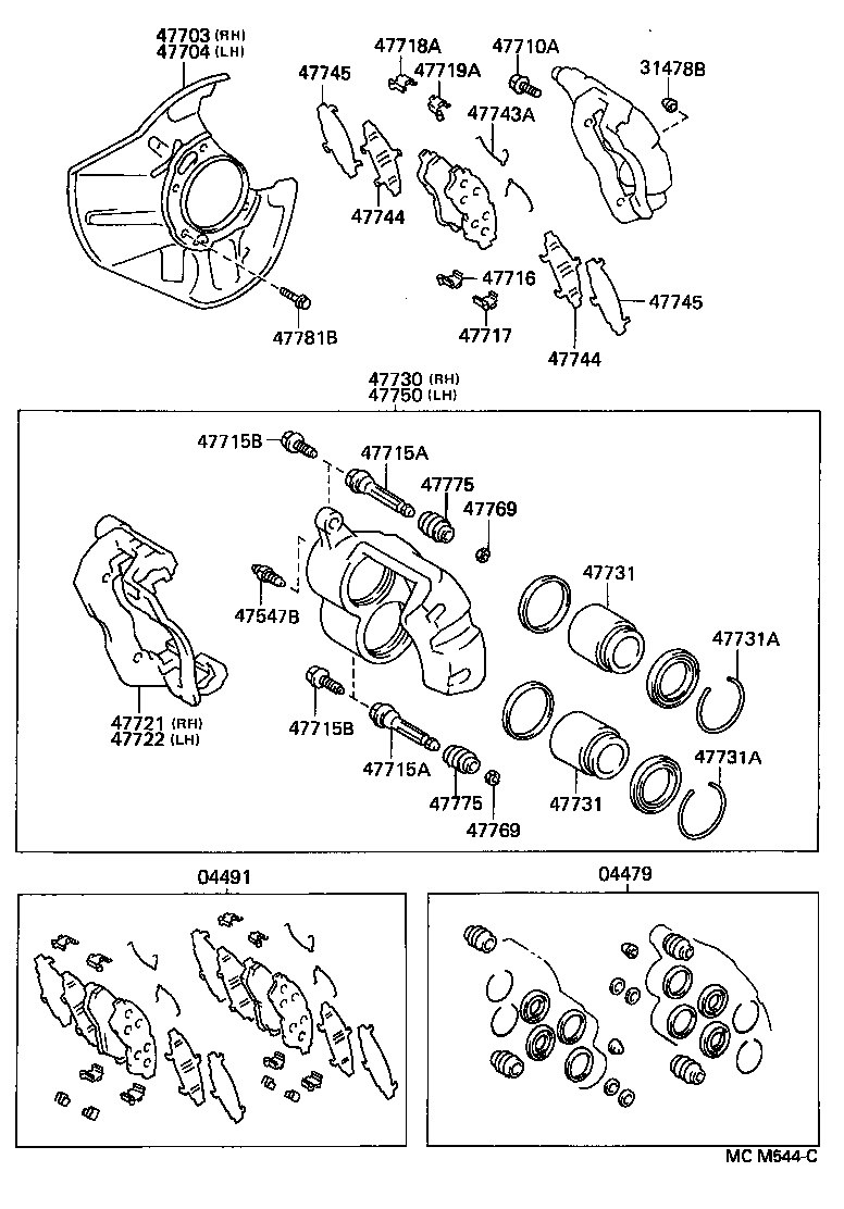  GS300 |  FRONT DISC BRAKE CALIPER DUST COVER