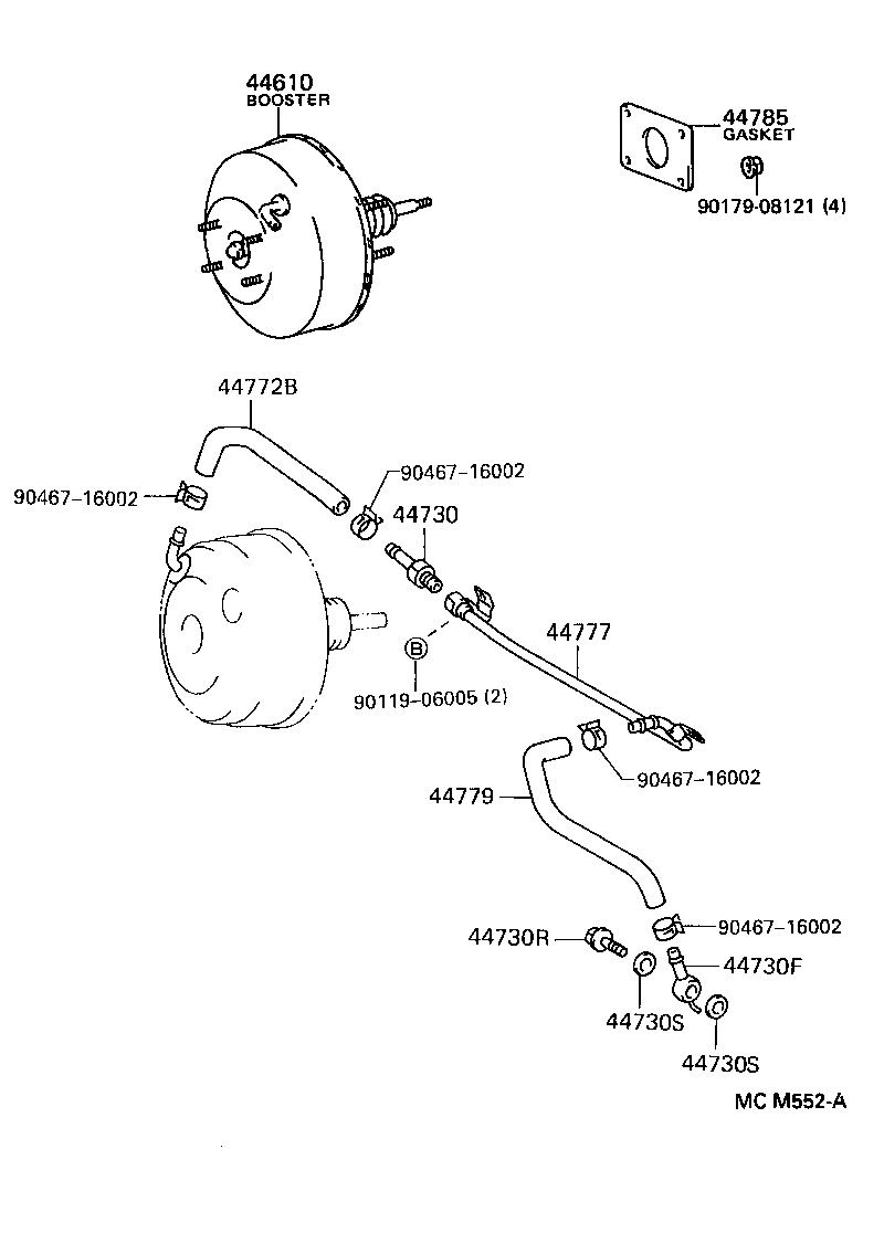  GS300 |  BRAKE BOOSTER VACUUM TUBE