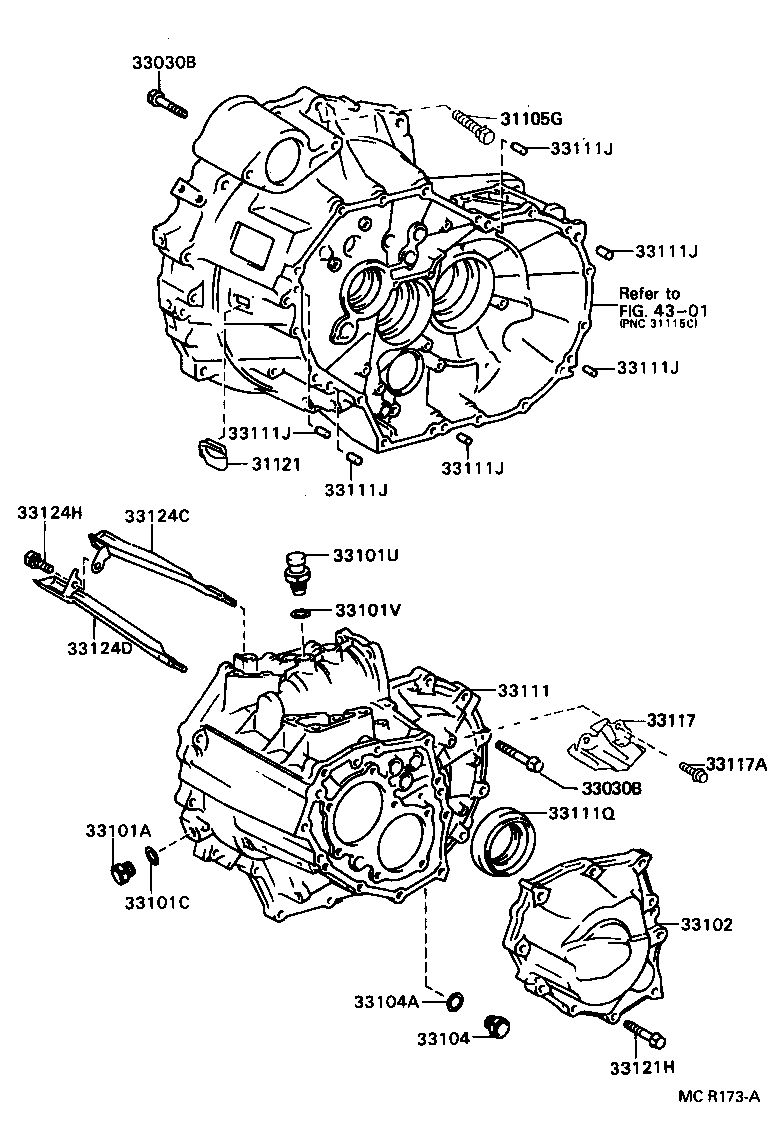  CELICA |  CLUTCH HOUSING TRANSMISSION CASE MTM