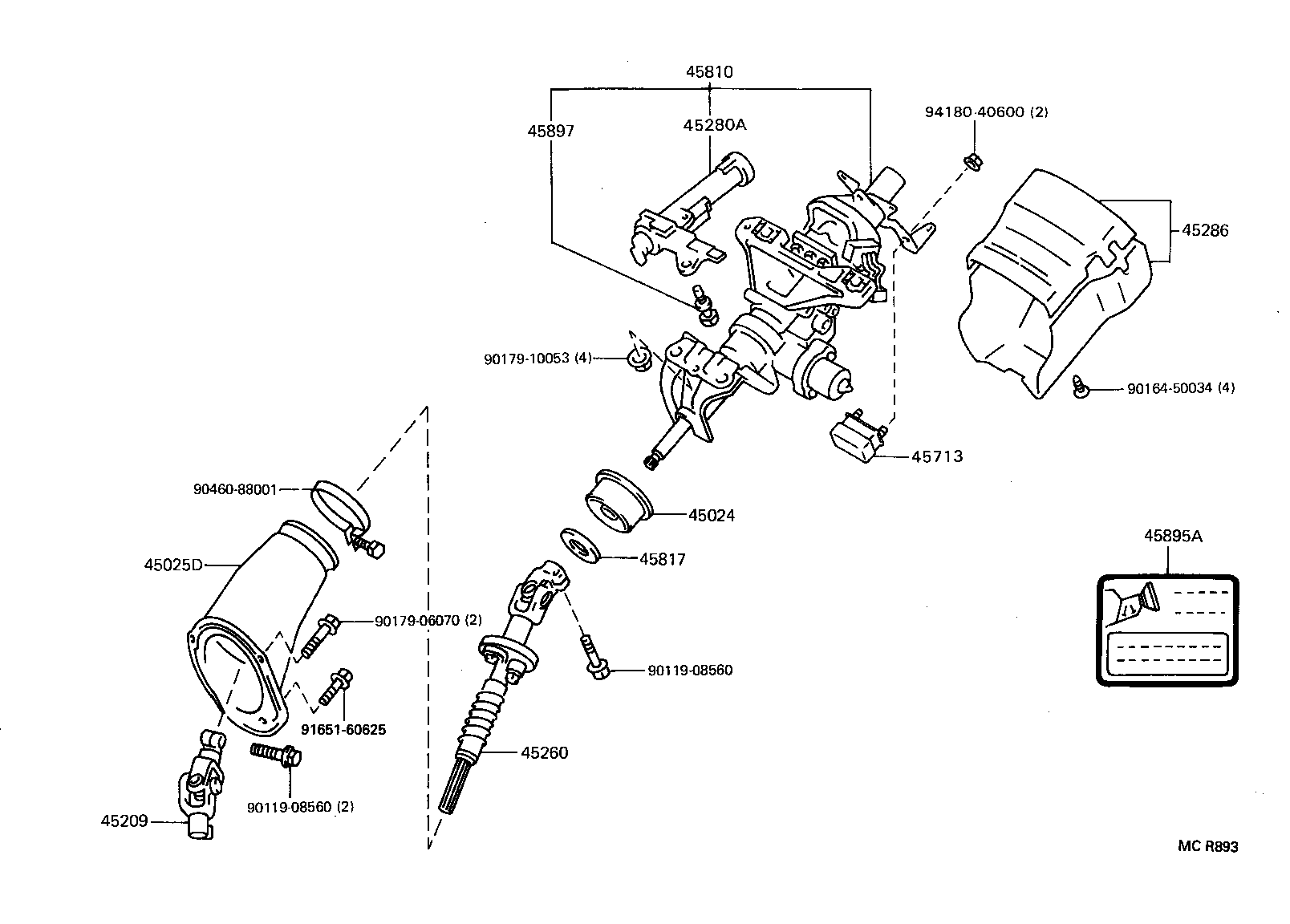  GS300 |  STEERING COLUMN SHAFT