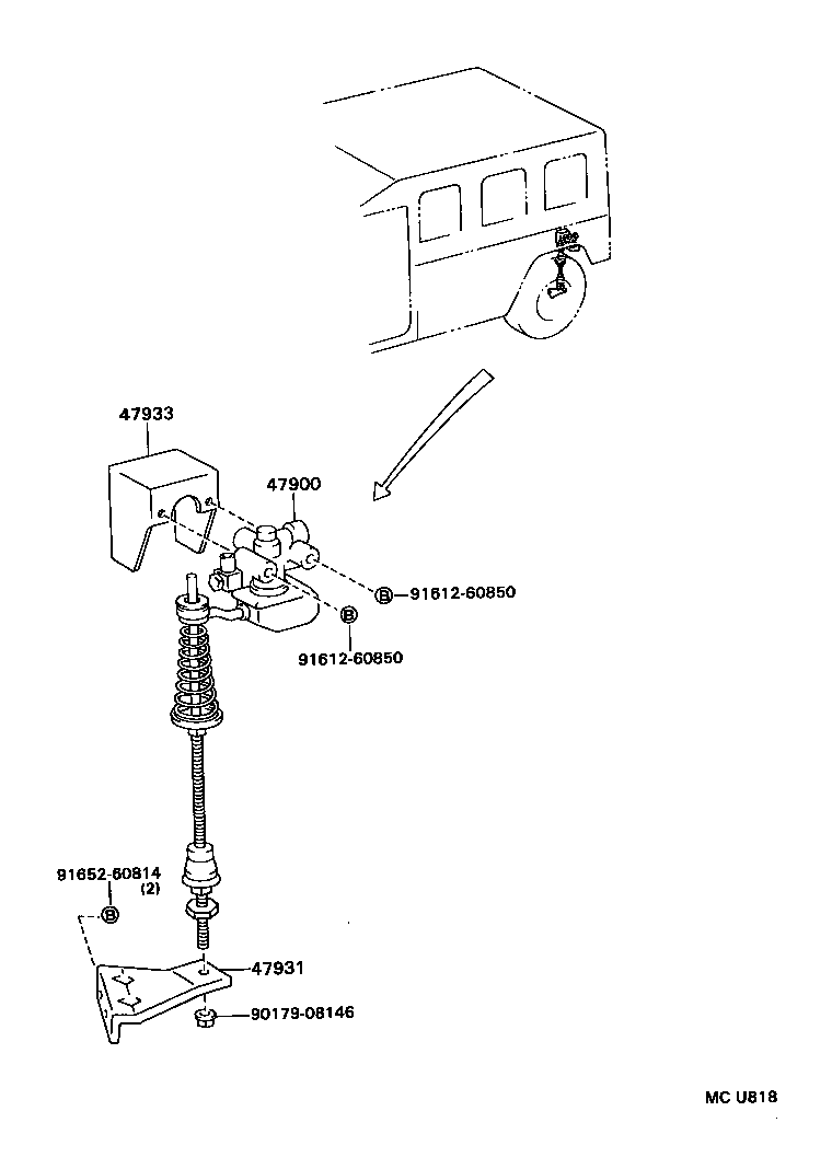  MEGA CRUISER |  BRAKE TUBE CLAMP