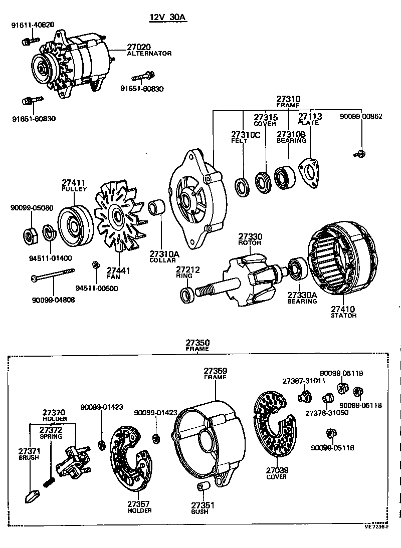  HILUX |  ALTERNATOR